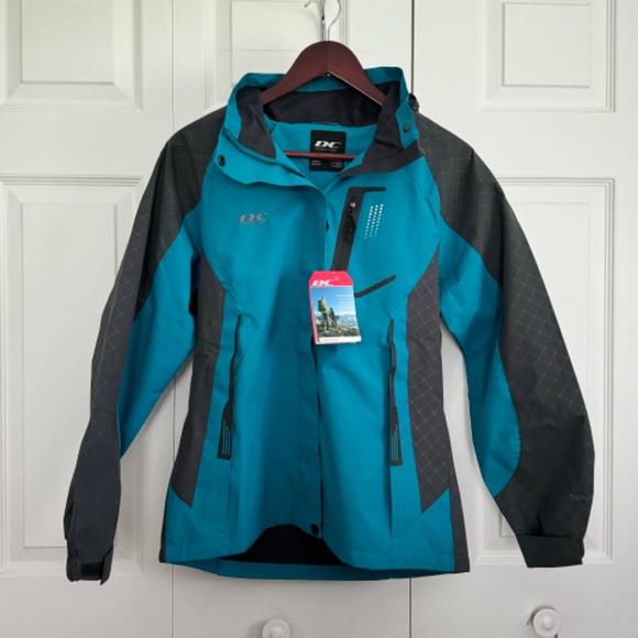 Diamond Candy Women’s Waterproof Lightweight Rain Jacket Small Blue - Picture 1 of 12